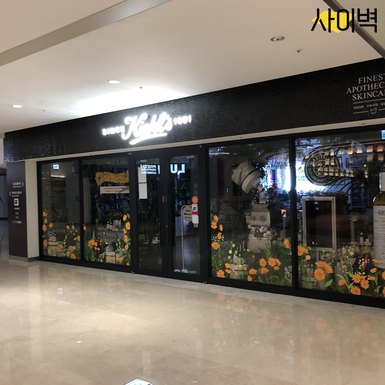 코엑스 키엘 칼렌듈라 벽화 벽화 시공 사진 5