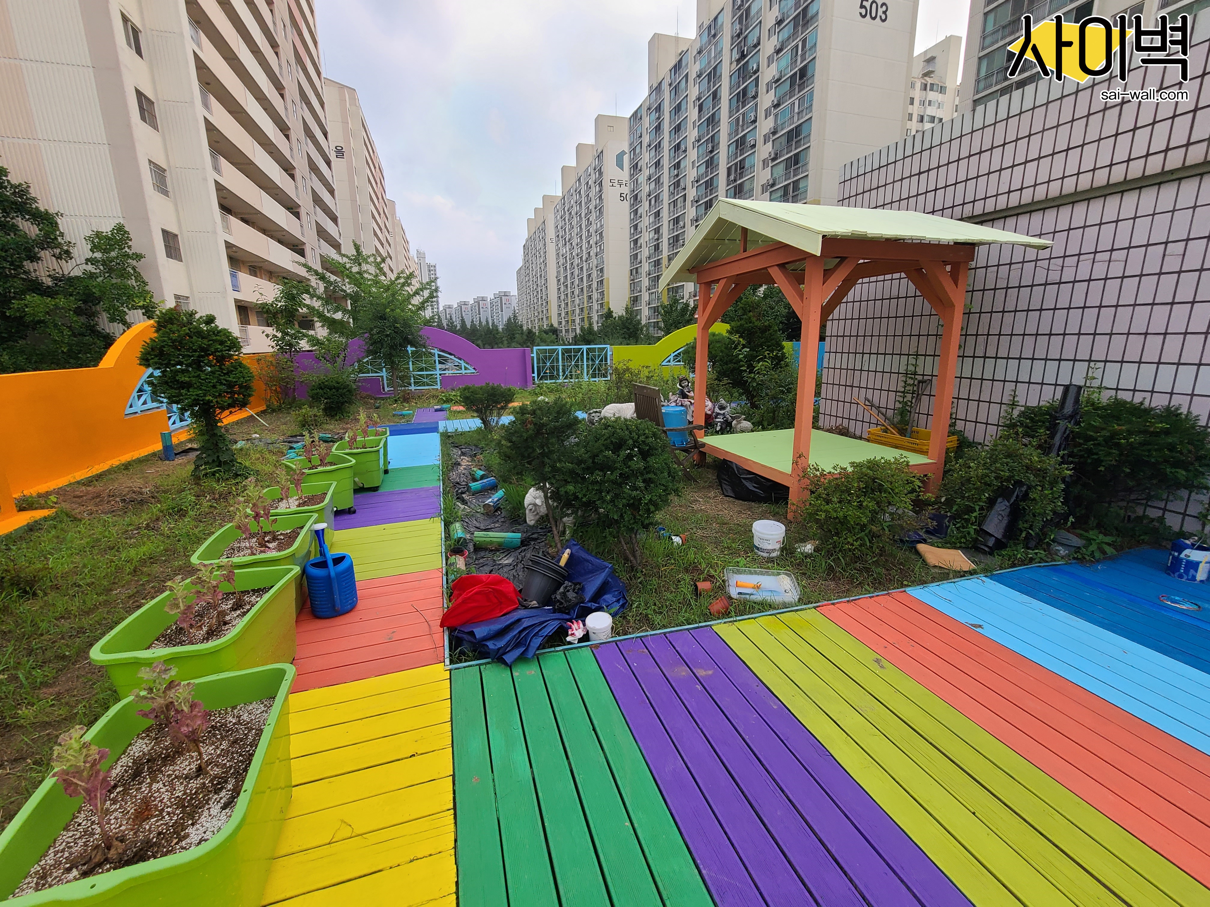 인천 해승유치원 벽화 시공 사진 10